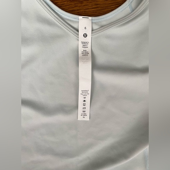 NWT Lululemon Align Tee in Ocean Air | 6 - Picture 5 of 5